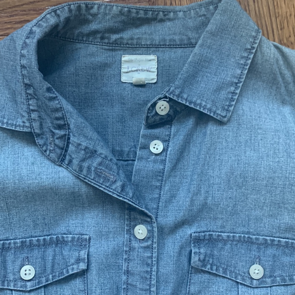 J. Crew denim button down - Picture 2 of 4